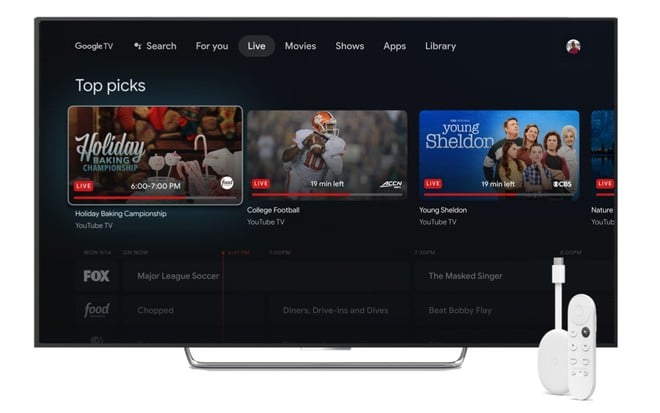 Google presenteia assinantes do YouTube TV com um Chromecast com Google TV  nos EUA - TudoCelular.com