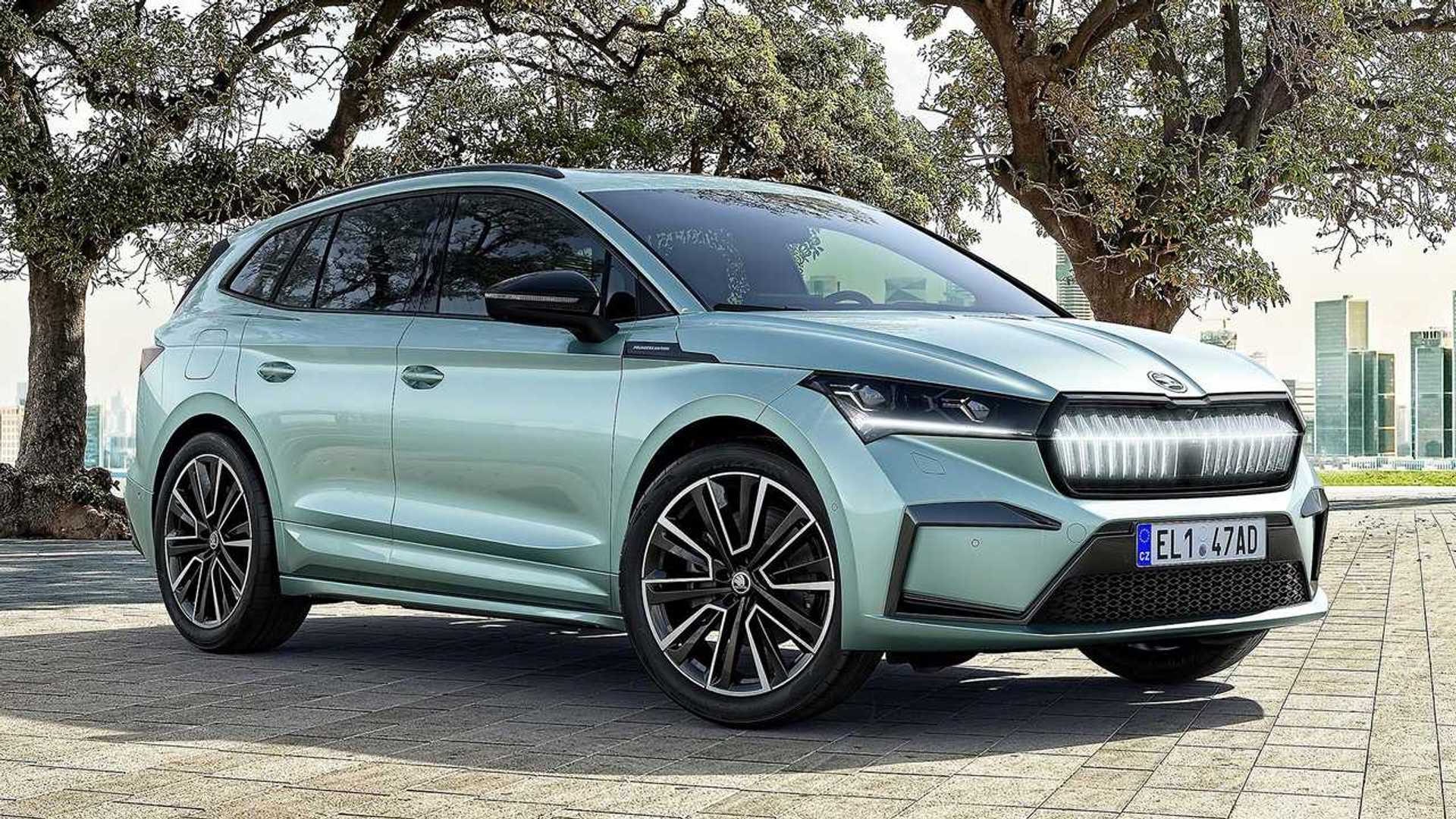 Skoda Enyaq iV faz estreia oficial com visual mais agressivo que o ID.4